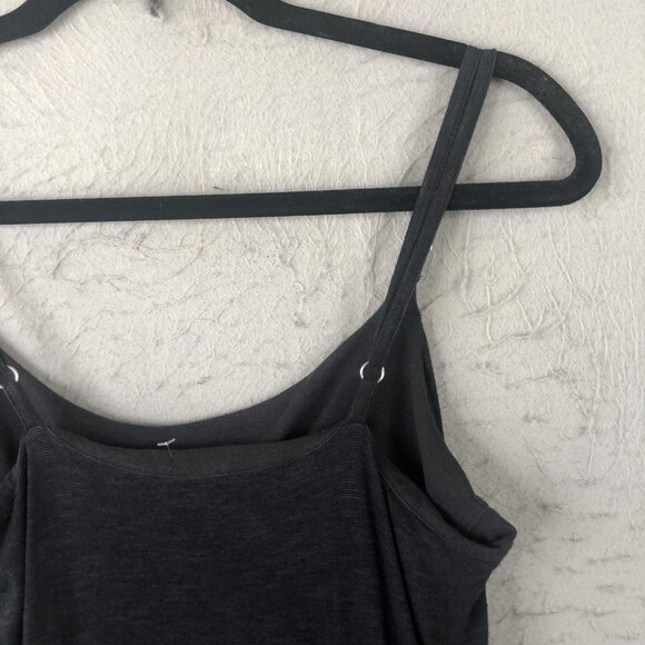 Horny Toad Dress Womens Medium Gray Maxi Adjustable Spaghetti Strap Tencel Soft - Picture 14 of 15